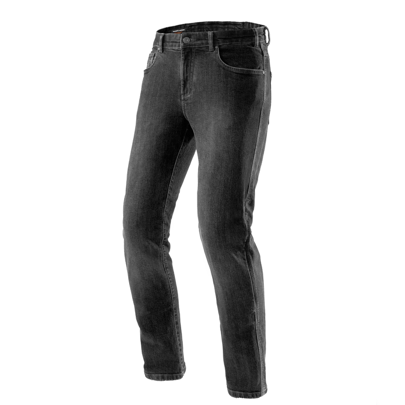 JEANSY MOTOCYKLOWE REBELHORN CLASSIC WASHED BLACK MONOLAYER