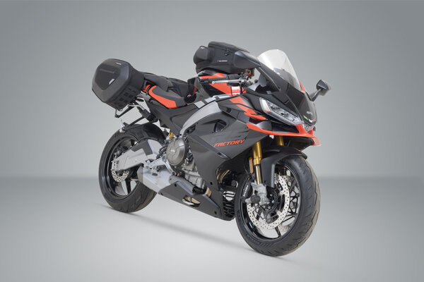 ZESTAW SAKW PRO BLAZE H I STELAŻY SW-MOTECH APRILIA RS 660 EXTREMA (23-) BLACK