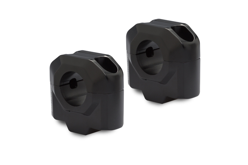 ZESTAW PODWYŻSZAJĄCY KIEROWNICĘ SW-MOTECH 28MM PODWYŻSZENIE 30MM BLACK