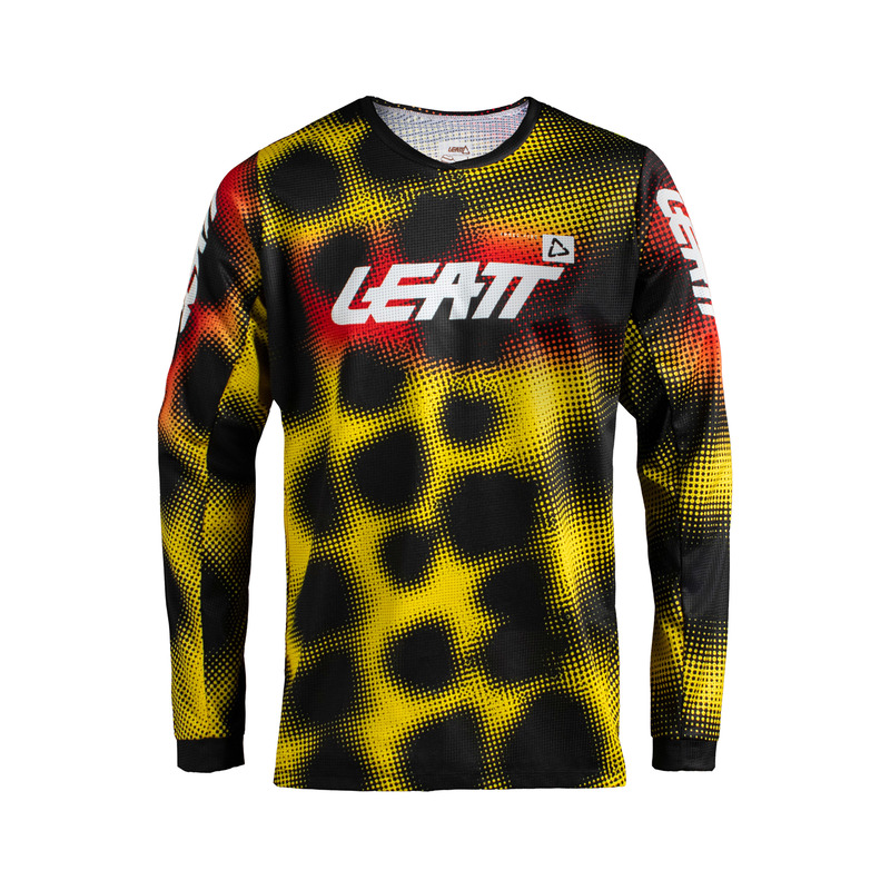 BLUZA OFFROADOWA LEATT MOTO 3.5 LEOPARD YELLOW 3XL