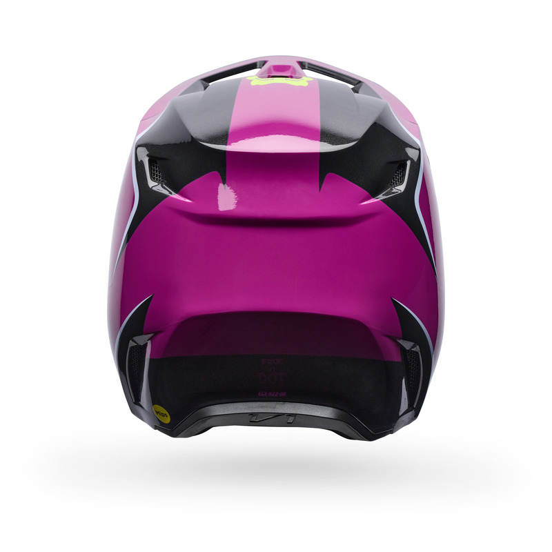 KASK MOTOCYKLOWY FOX V1 RAID PURPLE LAVA
