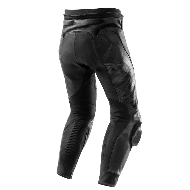 SPODNIE MOTOCYKLOWE SKÓRZANE REBELHORN INFERNO BLACK