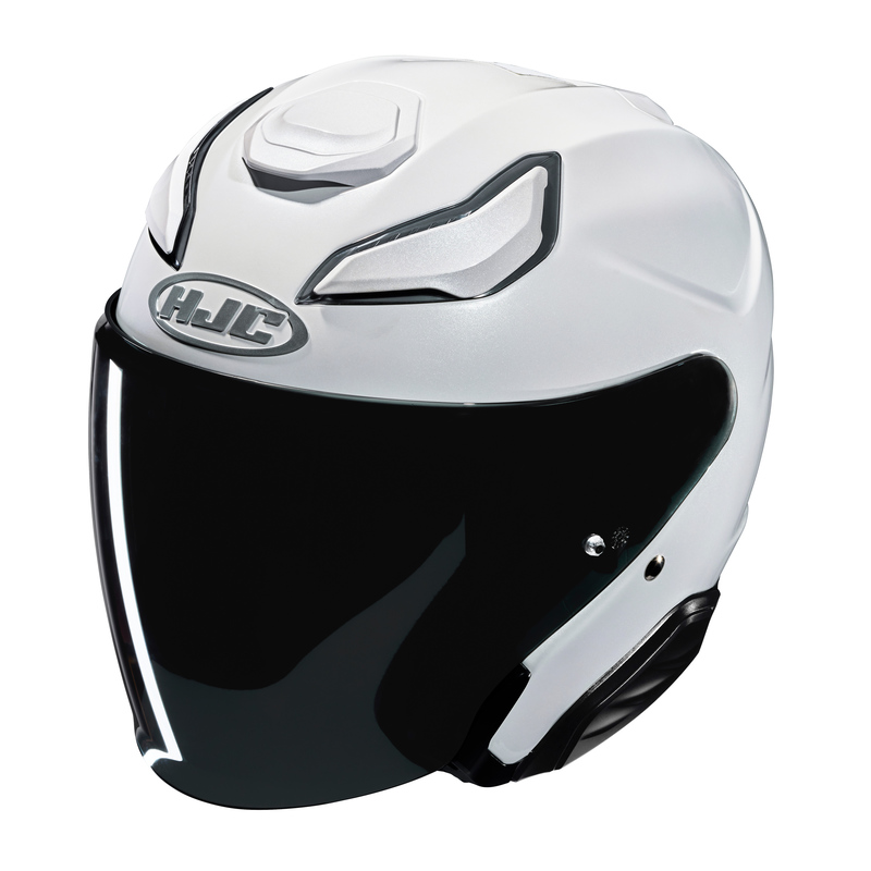 KASK MOTOCYKLOWY HJC F31 SOLID PEARL WHITE