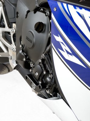 SLIDERY SILNIKA RG RACING YAMAHA YZF-R1 09-14, PRAWA STRONA BLACK