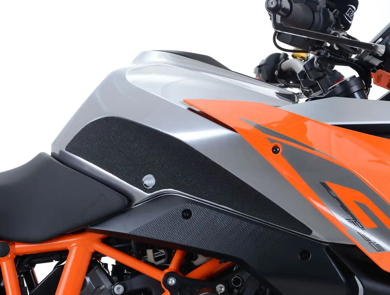NAKLEJKA NA BAK TANKPAD ANTYPOŚLIZGOWY 2 CZĘŚCI RG RACING KTM SUPERDUKE GT CLEAR