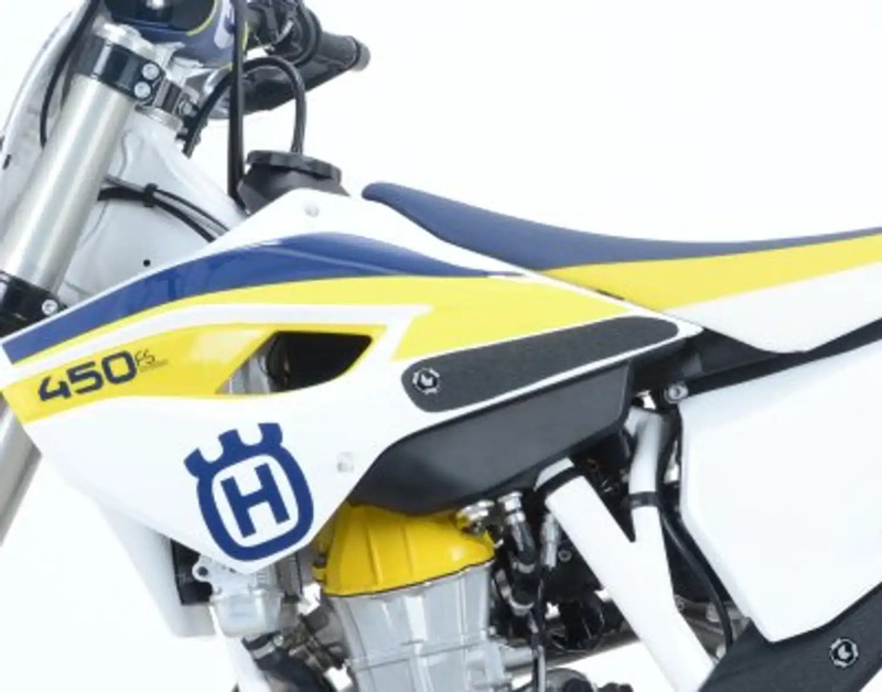 NAKLEJKA NA BAK TANKPAD ANTYPOŚLIZGOWY 2 CZĘŚCI RG RACING HUSQVARNA FS450 15- CLEAR