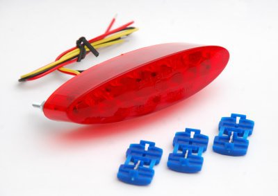 PODŚWIETLENIE TABLICY REJESTRACYJNEJ RG RACING RED LENS