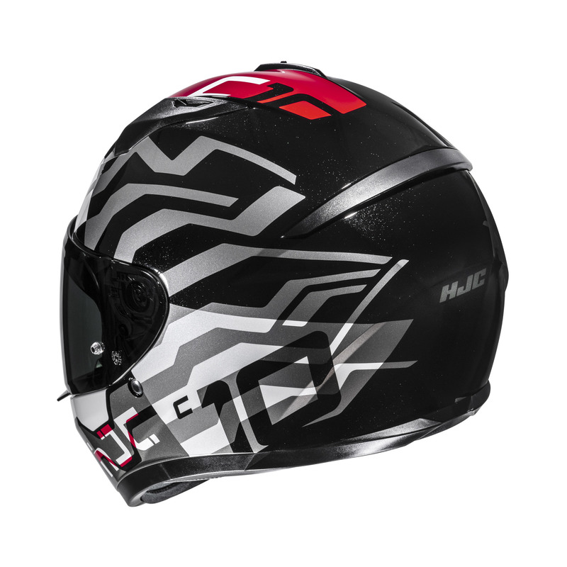 KASK MOTOCYKLOWY HJC C10 BLADE SILVER WHITE S