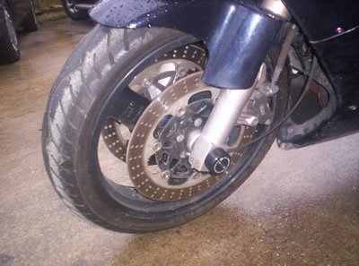 SLIDERY PRZEDNIEGO ZAWIESZENIA RG RACING ZX7-R, ZXR750, ZZR1200, Z 1000 (UP TO 06) BLACK