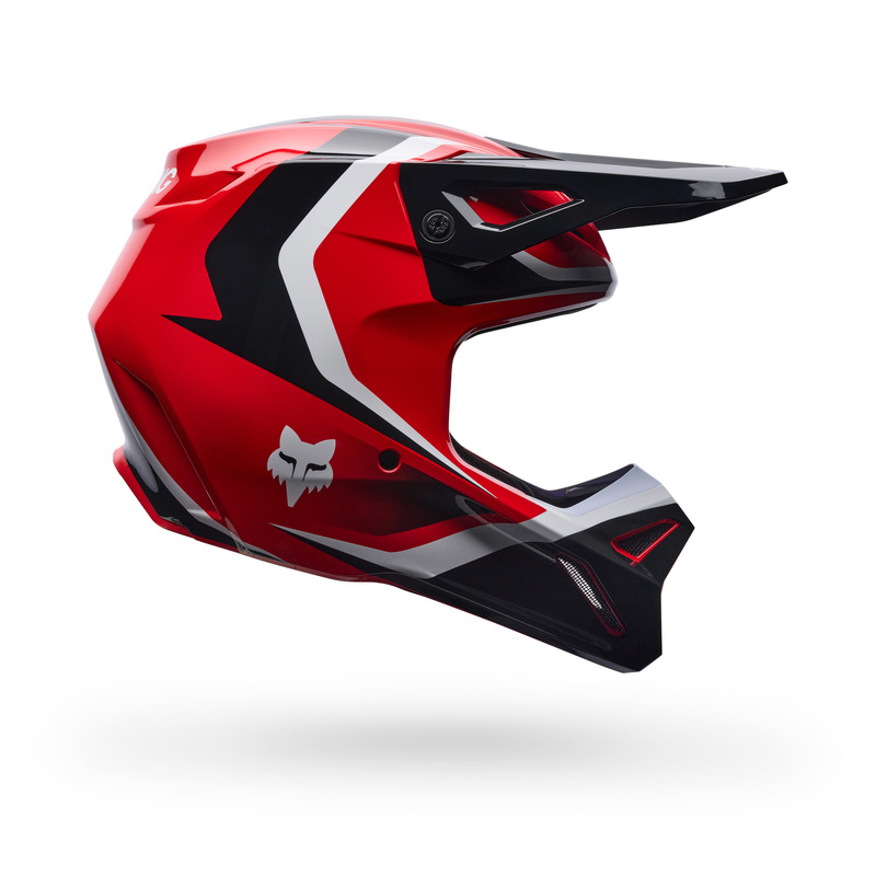 KASK MOTOCYKLOWY JUNIOR FOX V1 FRAME RED