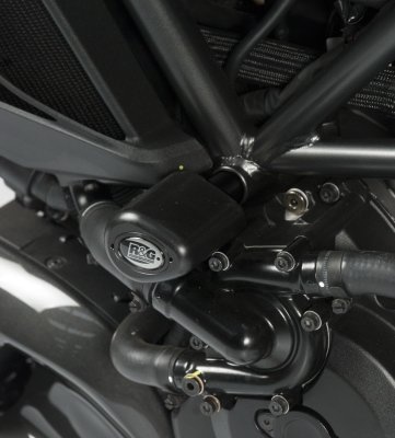 CRASHPADY AERO RG RACING DUCATI DIAVEL/DIAVEL STRADA (NOT X-DIAVEL [SEE CP0401BL]) BLACK