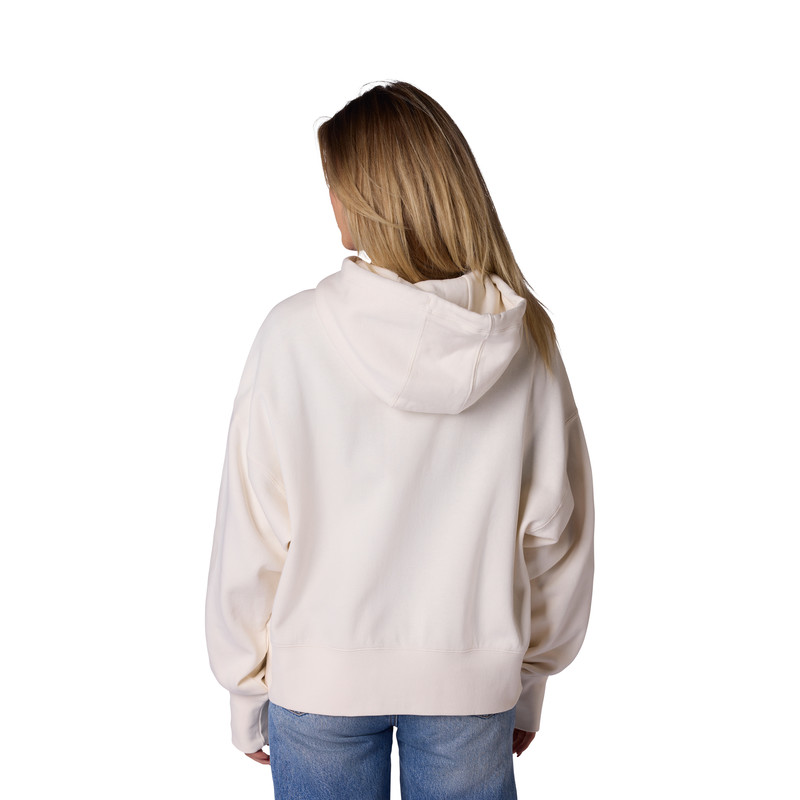 BLUZA Z KAPTUREM DAMSKA FOX HONDA FLEECE PO OFF WHITE