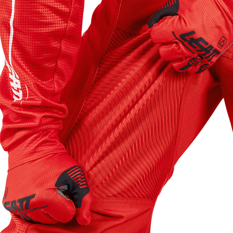 STRÓJ OFFROADOWY BLUZA I SPODNIE LEATT RIDE KIT MOTO 3.5 RED