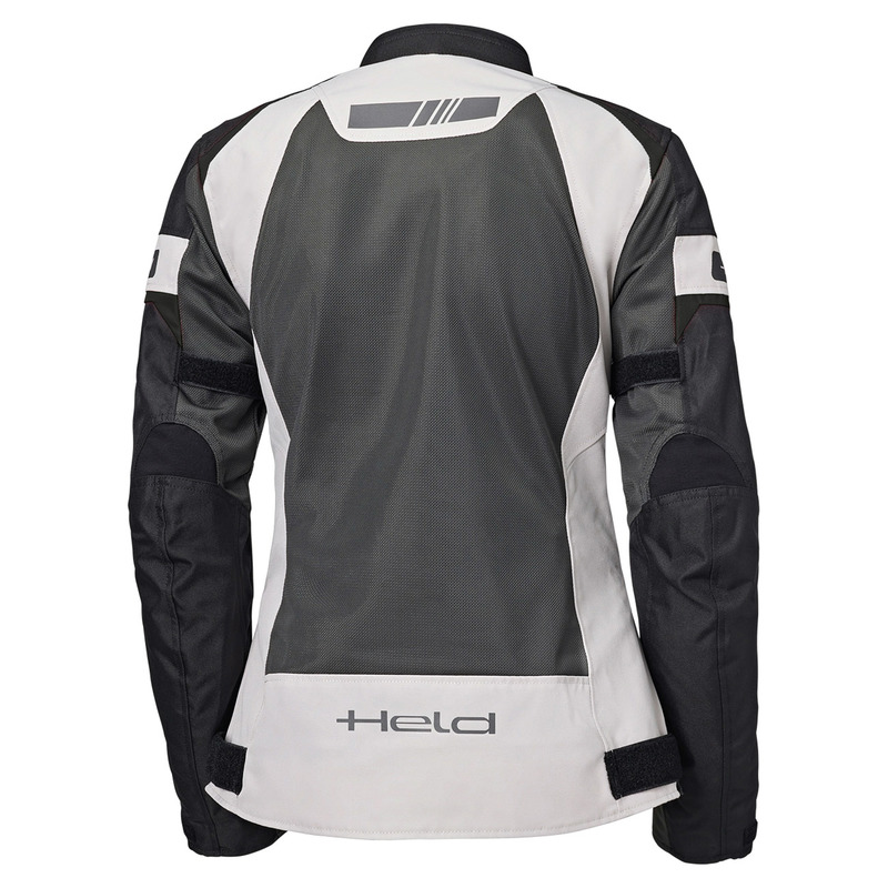 KURTKA MOTOCYKLOWA TEKSTYLNA DAMSKA HELD TROPIC 4 GREY BLACK WS