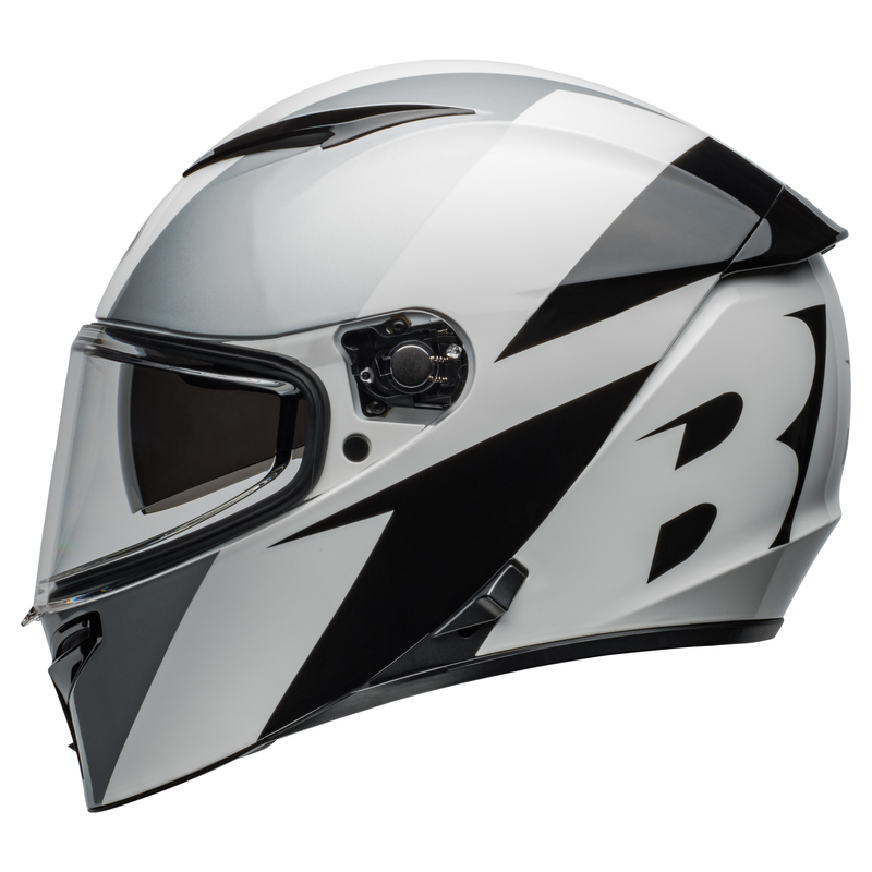 KASK MOTOCYKLOWY BELL LITHIUM ECE6 SHEAR SILVER WHITE
