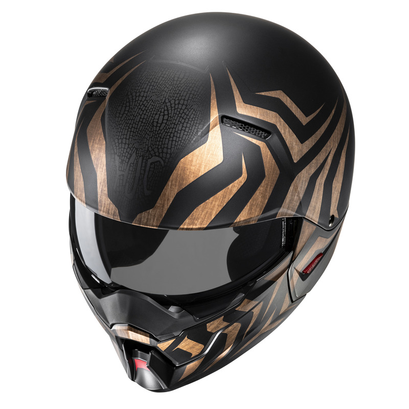 KASK MOTOCYKLOWY HJC I20N THORN BLACK GOLD