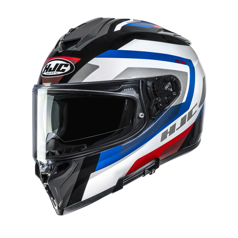 KASK MOTOCYKLOWY HJC I72 SHARD BLACK WHITE S