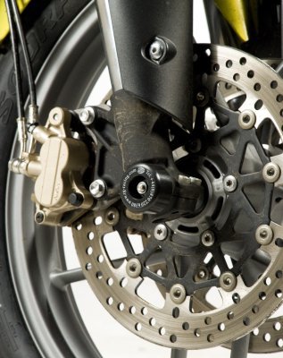 SLIDERY PRZEDNIEGO ZAWIESZENIA RG RACING TRIUMPH TIGER 800 BLACK