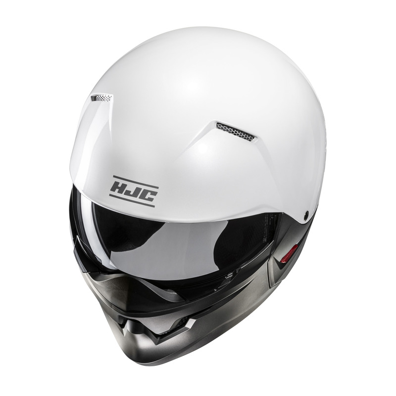 KASK MOTOCYKLOWY HJC I20N SOLID PEARL WHITE XL