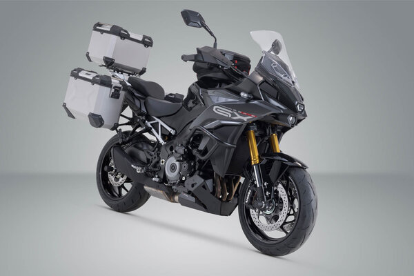 ZESTAW BAGAŻOWY ADVENTURE SW-MOTECH SUZUKI GSX-S1000GX (23-) SILVER