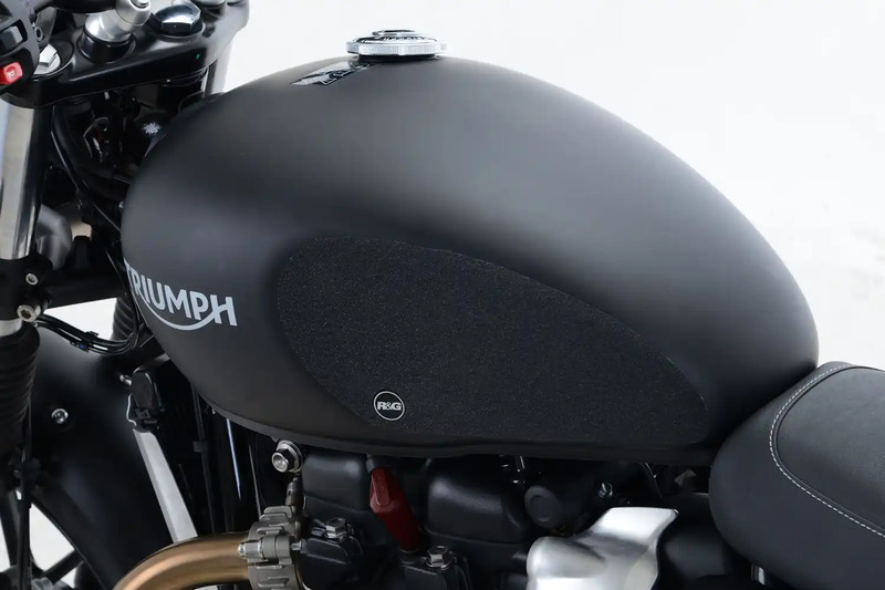 NAKLEJKA NA BAK TANKPAD ANTYPOŚLIZGOWY 2 CZĘŚCI RG RACING TRIUMPH STREET TWIN CLEAR