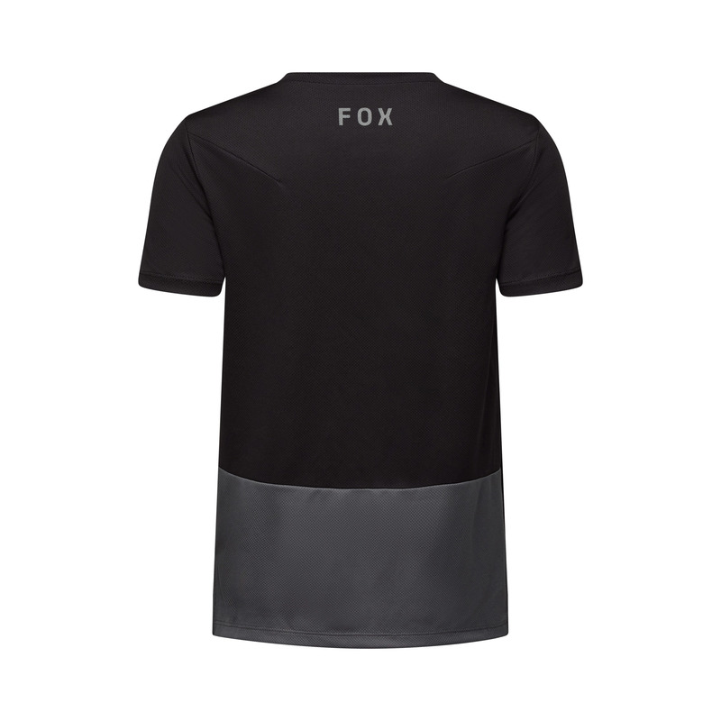 KOSZULKA ROWEROWA JUNIOR FOX RANGER HEAD BLACK YM