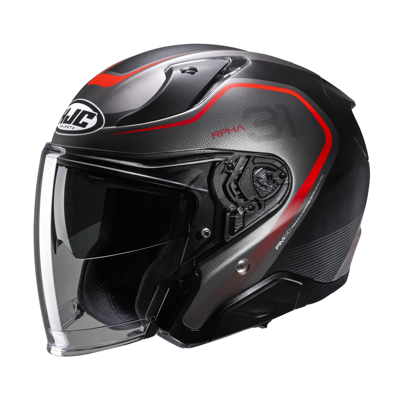 KASK MOTOCYKLOWY HJC RPHA31 KOUV BLACK RED XXL