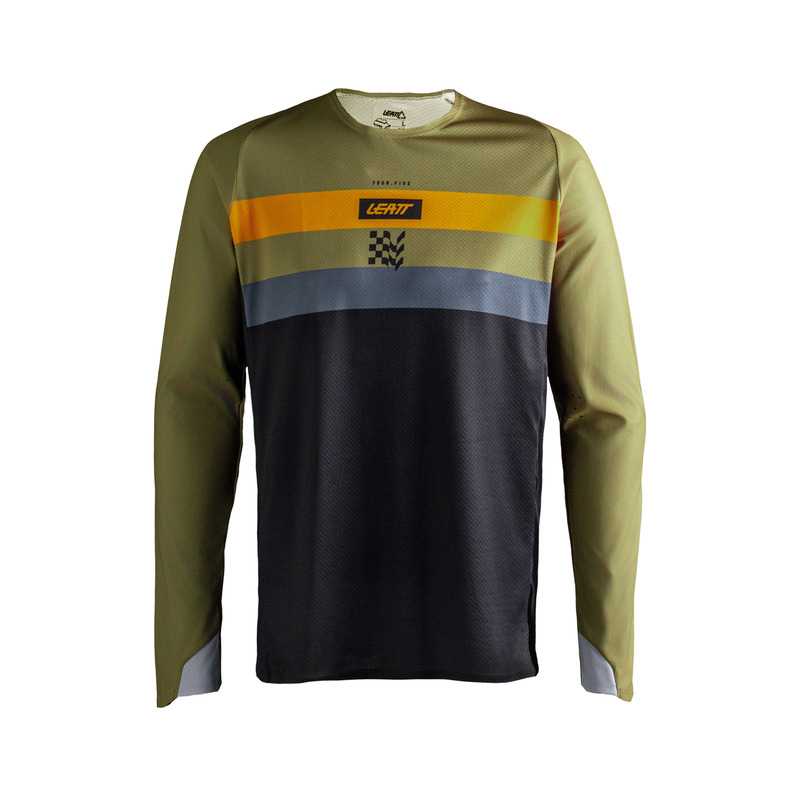BLUZA OFFROADOWA LEATT MOTO 4.5 ENDURO STRIPE KHAKI BROWN XL
