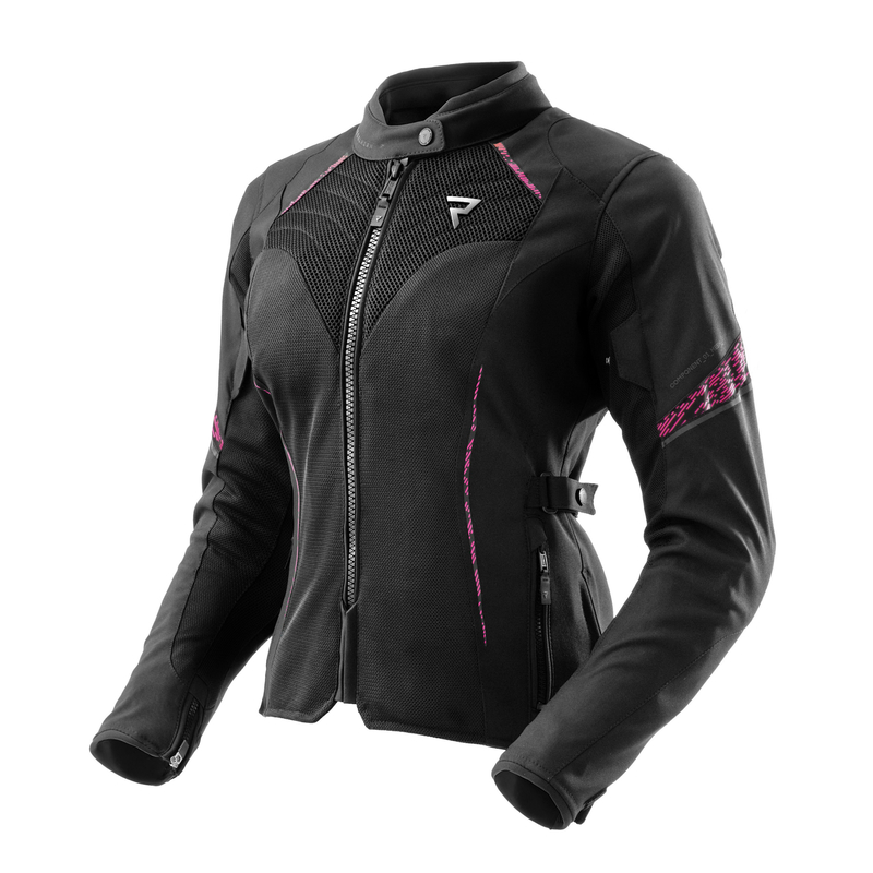 KURTKA MOTOCYKLOWA TEKSTYLNA DAMSKA REBELHORN JAX BLACK PINK WS