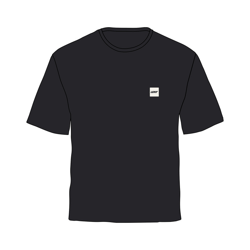 T-SHIRT LEATT TECH PRINT BLACK