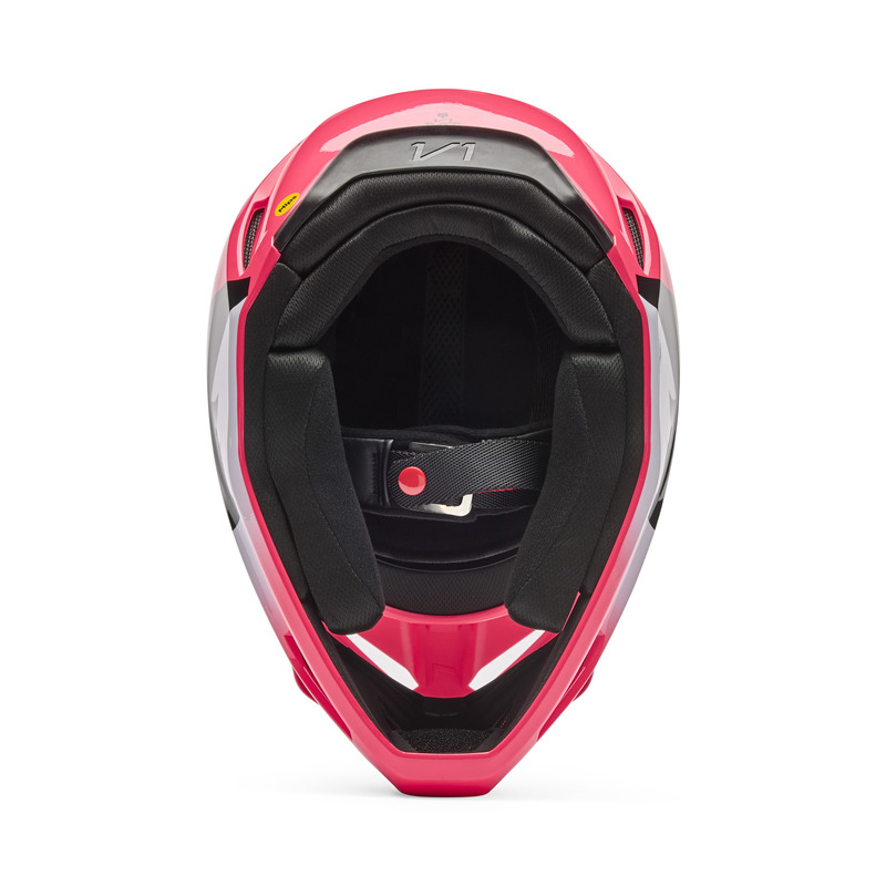 KASK MOTOCYKLOWY JUNIOR FOX V1 SHIELD PINK