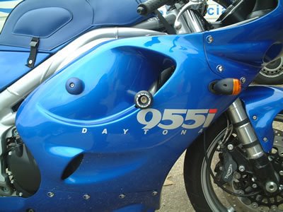CRASHPADY CLASSIC RG RACING TRIUMPH DAYTONA 955I, 595, T595 BLACK