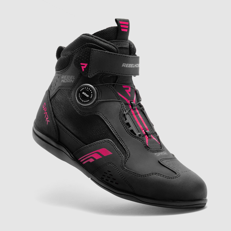 BUTY MOTOCYKLOWE REBELHORN SPARK 3 BLACK PINK 40