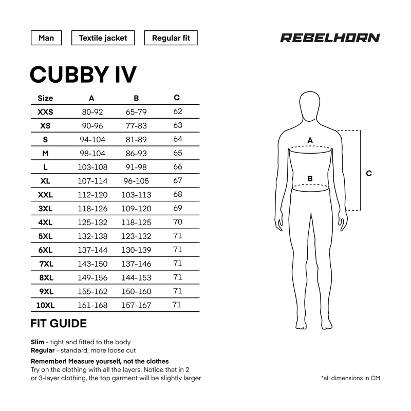 KURTKA MOTOCYKLOWA TEKSTYLNA REBELHORN CUBBY 4 BLACK