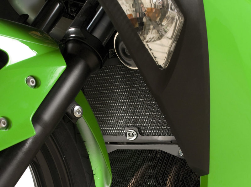 OSŁONA CHŁODNICY RG RACING KAWASAKI NINJA 300/250 08- 17/Z250 13- 18/Z300 GREEN