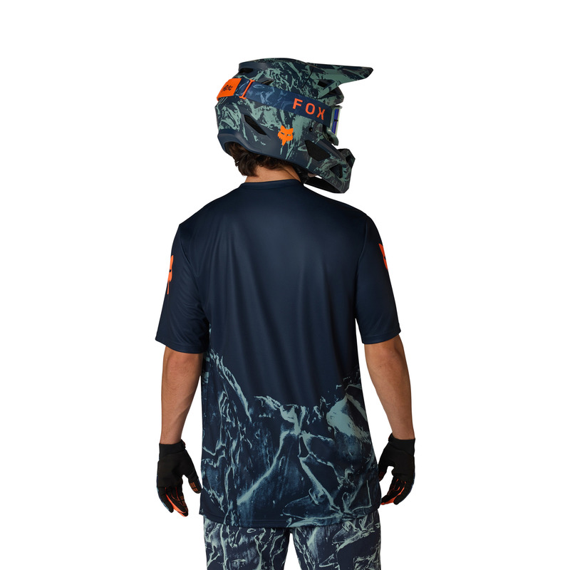 KOSZULKA ROWEROWA FOX RANGER IMG PRINT ARCTIC BLUE S
