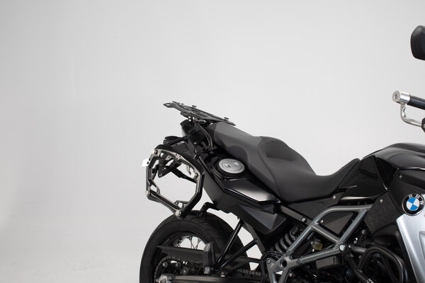 STELAŻ PRO NA KUFRY BOCZNE SW-MOTECH BMW F 650/700/800 GS (07-18) BLACK