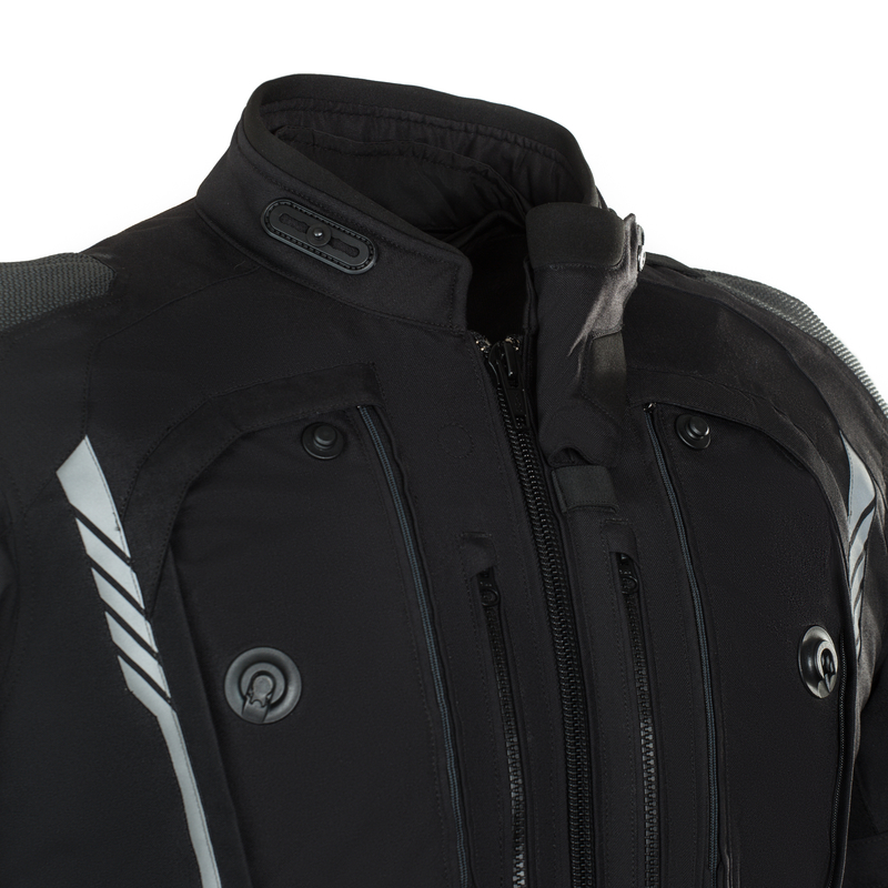 KURTKA MOTOCYKLOWA TEKSTYLNA REBELHORN PATROL BLACK