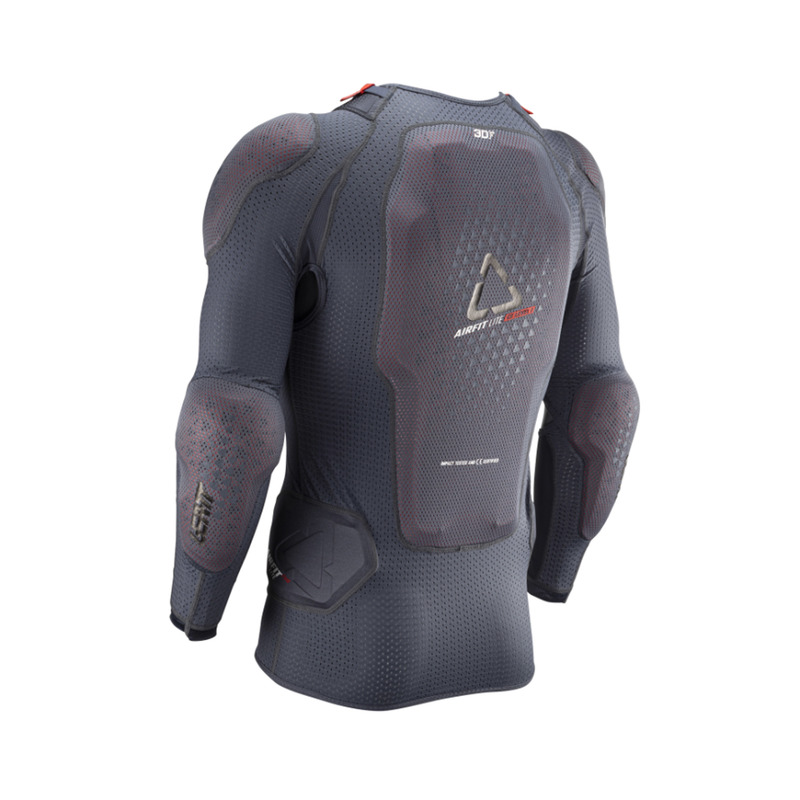 KOSZULKA Z OCHRANIACZAMI LEATT 3DF AIRFIT LITE EVO BLACK (166-172CM)