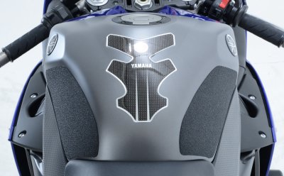 NAKLEJKA NA BAK TANKPAD ANTYPOŚLIZGOWY 4 CZĘŚCI RG RACING YAMAHA YZF-R1 (09-14) BLACK