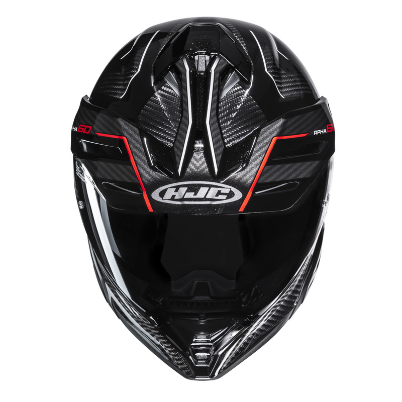 KASK MOTOCYKLOWY HJC RPHA60 CARBON OURE BLACK WHITE XL