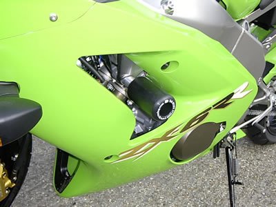 CRASHPADY CLASSIC RG RACING KAWA ZX636 03- 04 (B1H, B2H & ZX-6RR 03- 04) BLACK