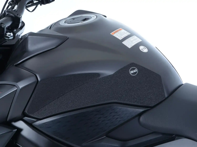NAKLEJKA NA BAK TANKPAD ANTYPOŚLIZGOWY 4 CZĘŚCI RG RACING SUZUKI GSX-S750 (17-) CLEAR