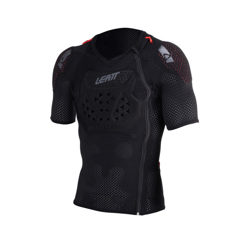 T-SHIRT Z OCHRANIACZAMI LEATT TEE REAFLEX STEALTH (160-166CM)