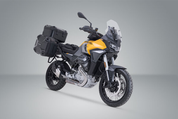 ZESTAW BAGAŻOWY ADVENTURE SW-MOTECH MOTO GUZZI STELVIO (23-) BLACK