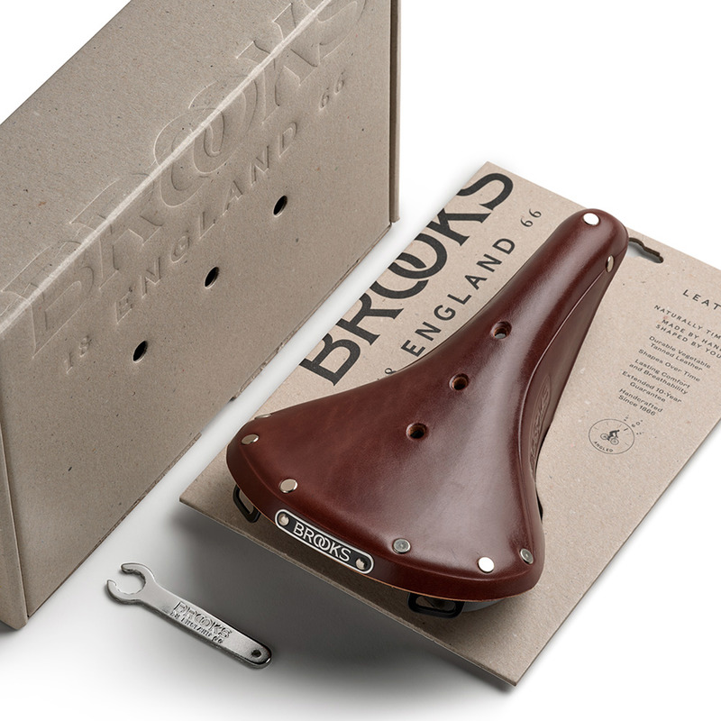 SIODEŁKO SKÓRZANE BROOKS B17 A. BROWN