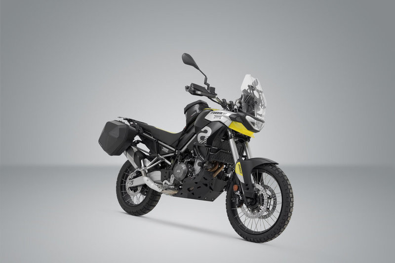 ZESTAW KUFRÓW BOCZNYCH URBAN ABS I STELAŻY SW-MOTECH APRILIA TUAREG 660 (21-) BLACK 2X16,5L