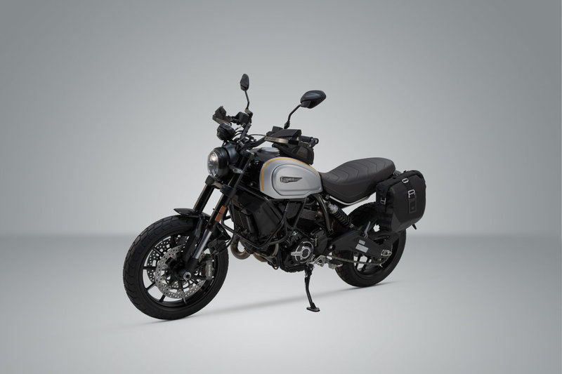 ZESTAW SAKWA I STELAŻ LEGEND GEAR SW-MOTECH DUCATI SCRAMBLERMODELS BROWN