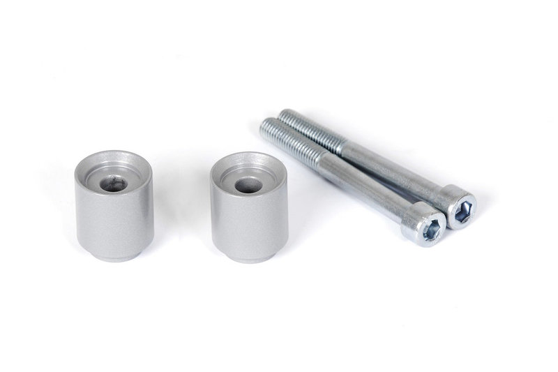 ZESTAW PODWYŻSZAJĄCY KIEROWNICĘ SW-MOTECH 30MM BMW F700GS F800GS/ADVENTURE SILVER