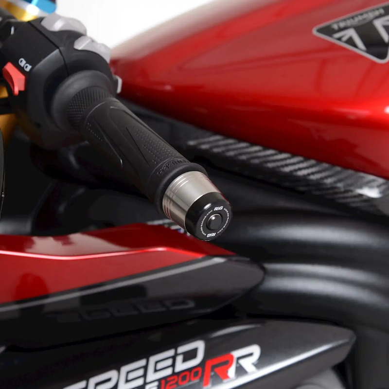 KOŃCÓWKI KIEROWNICY RG RACING TRIUMPH SPEED TRIPLE 1200RR 22- BLACK